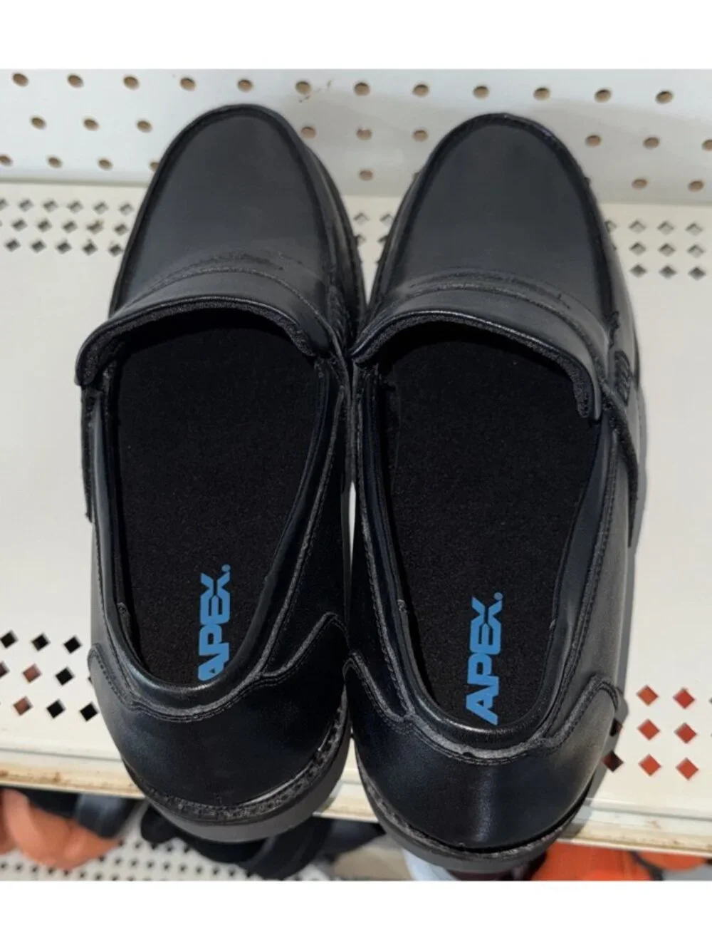 Apex Lexington Mens Leather Diabetic Orthopedic Strap Loafers Shoes Size 10 WIDE